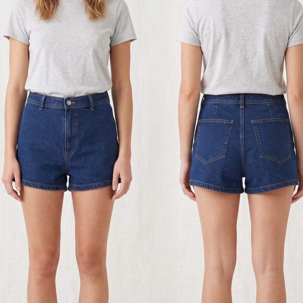 Universal Thread Size 10 Sailor Shorts Blue Denim
